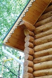 Украшение сруба деревянного дома 7х9 проект Кубинка