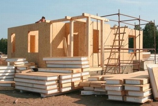 Как построить каркасно-щитовой дачный домик